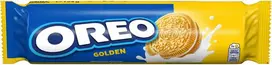 Sausainiai OREO Golden vanilės skonio įdaru, 154 g