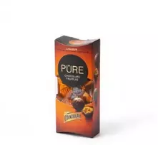 Pure Chocolate Juodojo šokolado triufeliai PURE su kreminiu apelsinų likerio „COINTREAU” įdaru, 108g