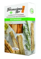 La Focaccina Bo Duonos lazdelės FOCACCINA, LA Rosmarino, su rozmarinu, ryžių aliejumi, 100 g