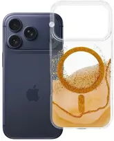 Dėklas Oem Case for iPhone 17 Pro Golden compatible with MagSafe auksinis