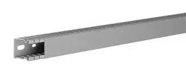 Hager Polo BA63002507030B tehaselito šukuotas kanalas BA6 25x30mm PVC pilkas BA63002507030B /2m/