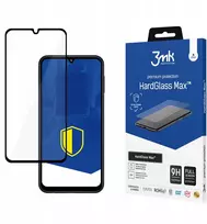 Reinforced Full Coverage Tempered Glass 3mk HardGlass Max Juodas for Samsung Galaxy M34 5G