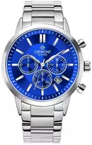 Vyriškas laikrodis Giewont Chronograph Sapphire Sidabrinė Mėlyna GW8510-B3