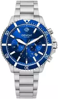 Vyriškas laikrodis Giewont Chronograph Sapphire Sidabrinė Mėlyna GW3970-B3