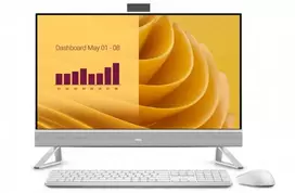 Stacionarus kompiuteris „Dell 27“ „viskas viename“ kompiuteris EC27250 „Win11Pro“ i5-1334U / 16GB / 512GB / 27.0 FHD / „Intel UHD“ / kamera / belaidis internetas + bt / 3 metų „Pro“ palaikymas