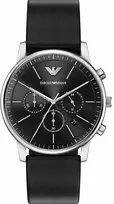 Emporia Vyriškas laikrodis EMPORIO ARMANI Minimalist Chronograph AR11774 + DĖŽUTĖ