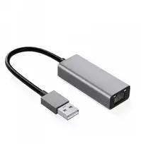 Ibox Adapteris aluminiowy RJ45 do USB Typ-A 10/100/1000Mb/s