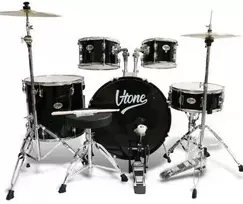 Carruzzo V-TONE AD KIT 1 BK akustinių būgnų komplektas juoda zest