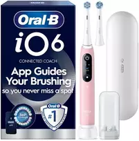 Dantų šepetėlis Oral-B iO6 sähköhammasharja, vaaleanpunainen + matkakotelo