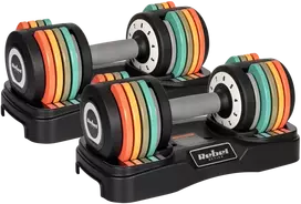 REBEL ACTIVE CAST IRON AUTOMATIC DUMBBELLS 2X10KG