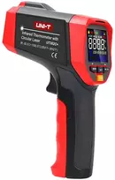 Matavimo Priemonė - Uni-T UT302C+ Infraraudonųjų Spindulių Termometras - Matuoja -32°C iki 1100°C, 20:1 Santykis, Spalvotas Ekranas, Juoda