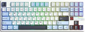 AULA Gasket F87 Pro V2 Glacier Blue Star Vector RGB Klaviatūra