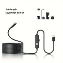 HD endoskopinė apžiūros kamera su LED, 10m/1000,0cm