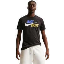 Vyriškas marškinėlis Nike Tee Just do It Swoosh, juodos spalvos, AR5006 014, M