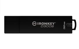 Pendrive Kingston Kingston Technology IronKey D300S USB atmintis 32GB USB Tipo-A 3.2 Gen 1 (3.1 Gen 1) Black | IKD300S/32GB | 740617287592