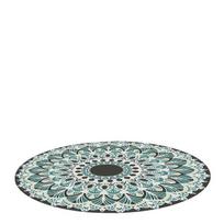 Apvalus mandalos kilimas, 62,99 * 62,99 colio / 160 * 160 cm