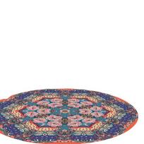 Apvalus mandalos kilimas, 62,99 * 62,99 colio / 160 * 160 cm