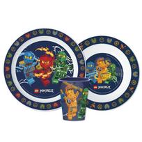 Lego Ninjago vakiškų indų rinkinys su puodeliu 260 ml