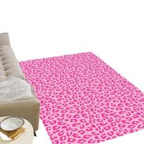 Rožinis leopardinis kilimas,  150 cm x 200 cm / 59 x 78,74 colio