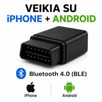 OBD2 diagnostikos adapteris (Bluetooth 4.0) – iPhone + Android