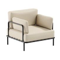Fotelis Sit Sit Outdoor, 78x78x78 cm, smėlio spalvos