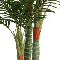 Dirbtinė palmė su trimis kamienais, žalios spalvos, 180cm, PP, 180 cm