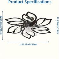LED lubinis ventiliatorius su nuotoliu, Tipas W