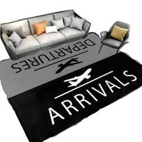 Lėktuvo logotipo kilimėlis,  150 cm x 200 cm / 59 x 78,74 colio
