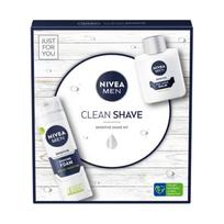 NIVEA MEN CLEAN SHAVE vyrų kosmetikos rinkinys