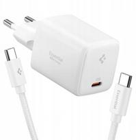 Spigen EE451EU Essential USB-C 45W Wvisi įkroviklis - White