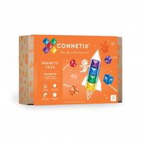 CONNETIX Magnetinis konstruktorius „Vaivorykštės kvadratėliai“, 42 vnt