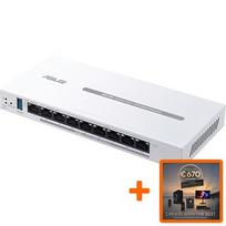 Asus EBG19P 9-Port Gigabit PoE+ VPN Wired Router 90IG08C0-MO3B00