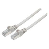 Patchkabel Cat6a-Stecker/Cat7-Rohkabel 0,5m grau