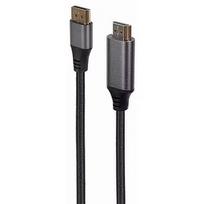 Gembird Premium Series DisplayPort 1.2 to HDMI Cable, 1.8m CC-DP-HDMI-4K-6