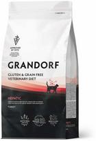 Sausas kačių maistas Grandorf Hepatic GVCD0702, kalakutiena, 2 kg