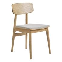 Valgomojo kėdė smėlio spalvos/natūralios spalvos Livo – Unique Furniture