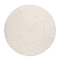 Apverčiamas/rankų darbo kreminės spalvos iš džiuto apvalios formos kilimas ø 200 cm Braided – Hanse Home