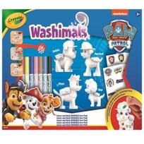 Crayola Washimals: Plaunamos „Paw Patrol“ figūrėlės su lipdukais - 4 vnt.