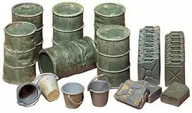 Tamiya Military Miniatures 1/35 Jerry Can kanistrų rinkinys 35026