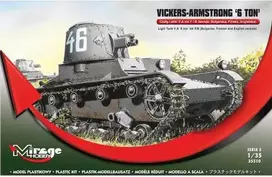 Mirage Modele Mirage Light Tank VickersArmstrong 6T