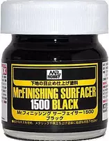 Mr Hobby Mr.Hobby Mr. Finishing Surfacer 1500 juodas gruntas 40 ml, SF-288