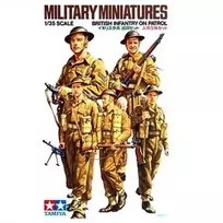 Tamiya britų pėstininkų plastikinės figūros 1/35 patrulyje (35223)
