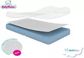 Multitex Oxi paklodė su guma 70x140 balta su Matex lovelei