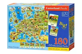 Castorland Dėlionė 180 vnt. - Europos žemėlapis