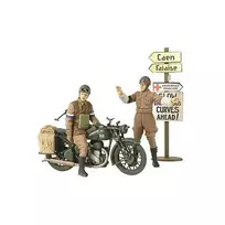 Tamiya BSA M20 britų motociklas su karo policija 1/35 plastikinis modelis