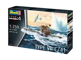 Revell Vokiečių povandeninis laivas Type VII C/41 1:350 (05154)