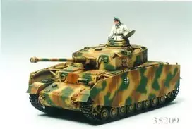Tamiya Plastikinis tanko modelis - pz Kpfw IV Ausf. H Early Ver., Color
