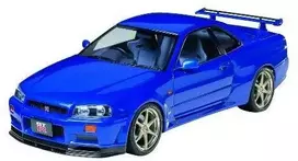 Tamiya Nissan Skyline GT‑R V‑Spec R34 1/24 surenkamas plastikinis rinkinys