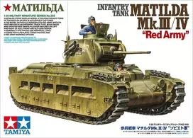 Tamiya Matilda Mk.III/IV Raudonosios armijos tanko modelis 1/35