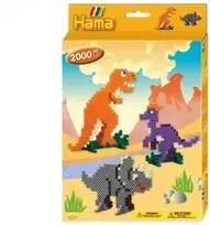 Dėlionė Dante Hama pakabinama dėžutė Dino-World 34344